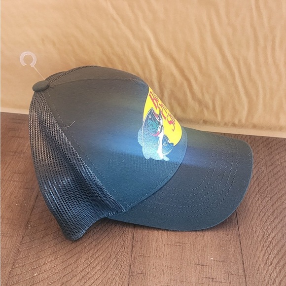 Authentic Bass Pro Shop Green Trucker Hat Mesh Snapback Adjustable Baseball Cap - Picture 3 of 6